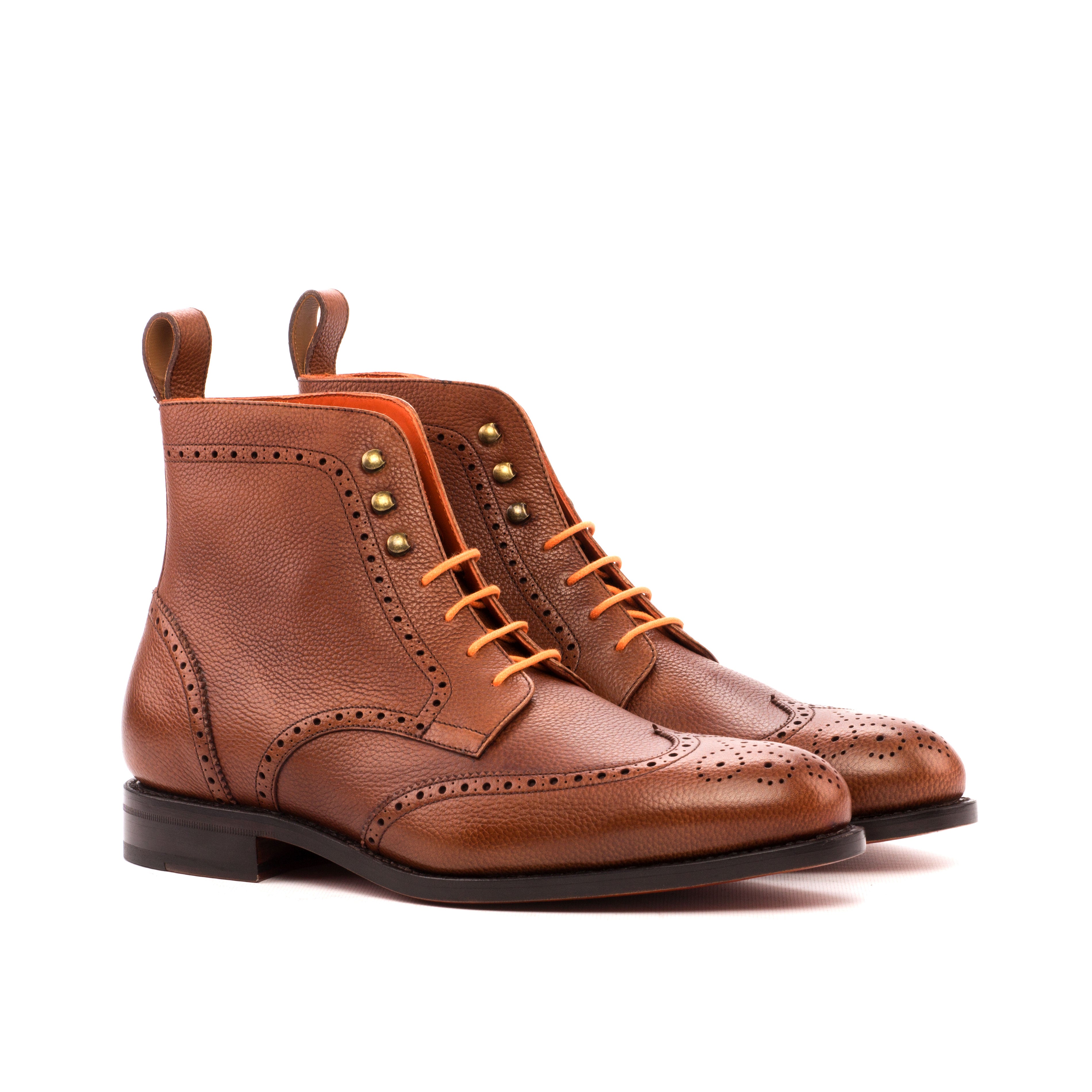 ANGELINO MILITARY BROGUE BOOT