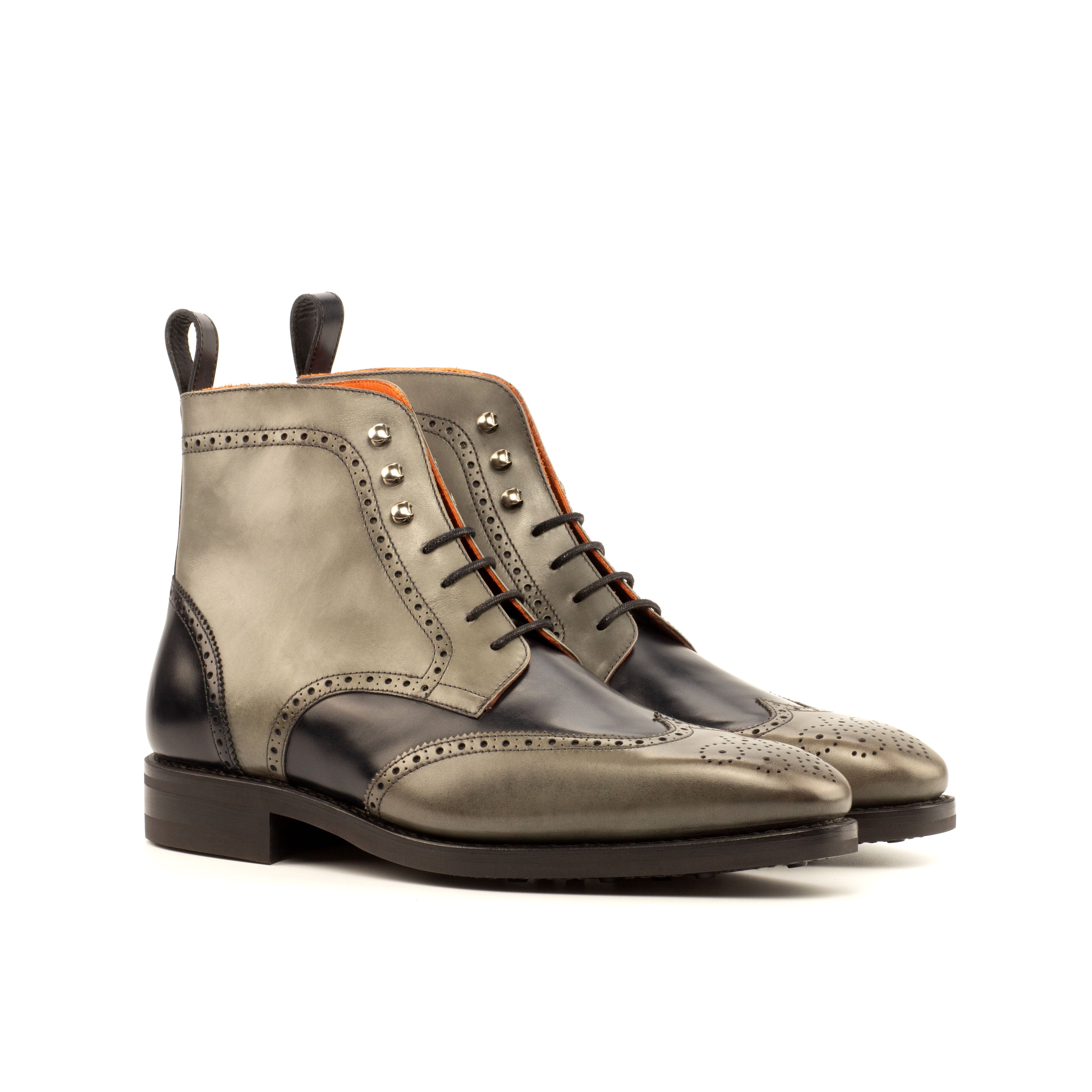 ANGELINO MILITARY BROGUE BOOT