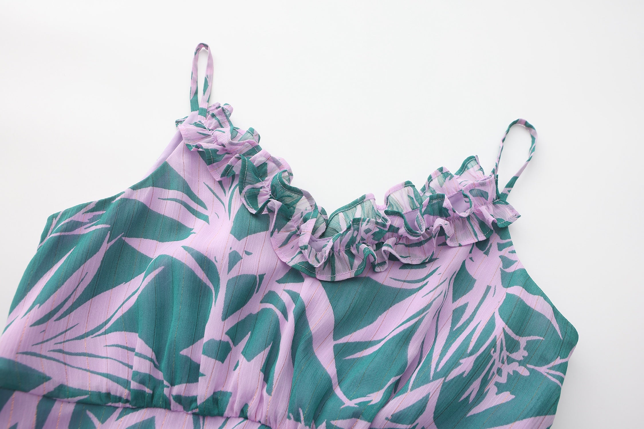 Isabella Full-Length Ruffle Dress