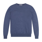 100% Cashmere Crewneck Sweater - Slate Blue