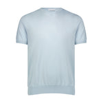Tom 100% Cashmere High-V T-Shirt - Ice Blue