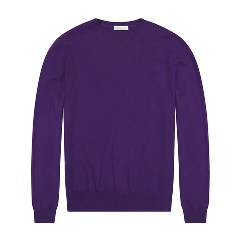 Merino Wool Sweater - Royal Purple